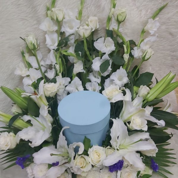 urn flower arrangement